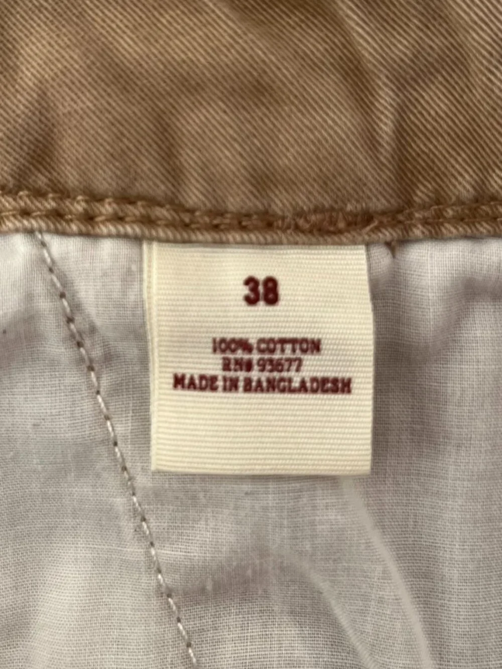 Arizona Jeans Men's Vintage Khaki Cargo Shorts